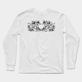 vintage Flower divider Long Sleeve T-Shirt